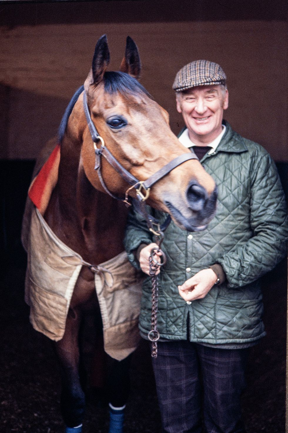 Ginger McCain guided Red Rum to three Grand National triumphs in 1973, 1974 and 1977