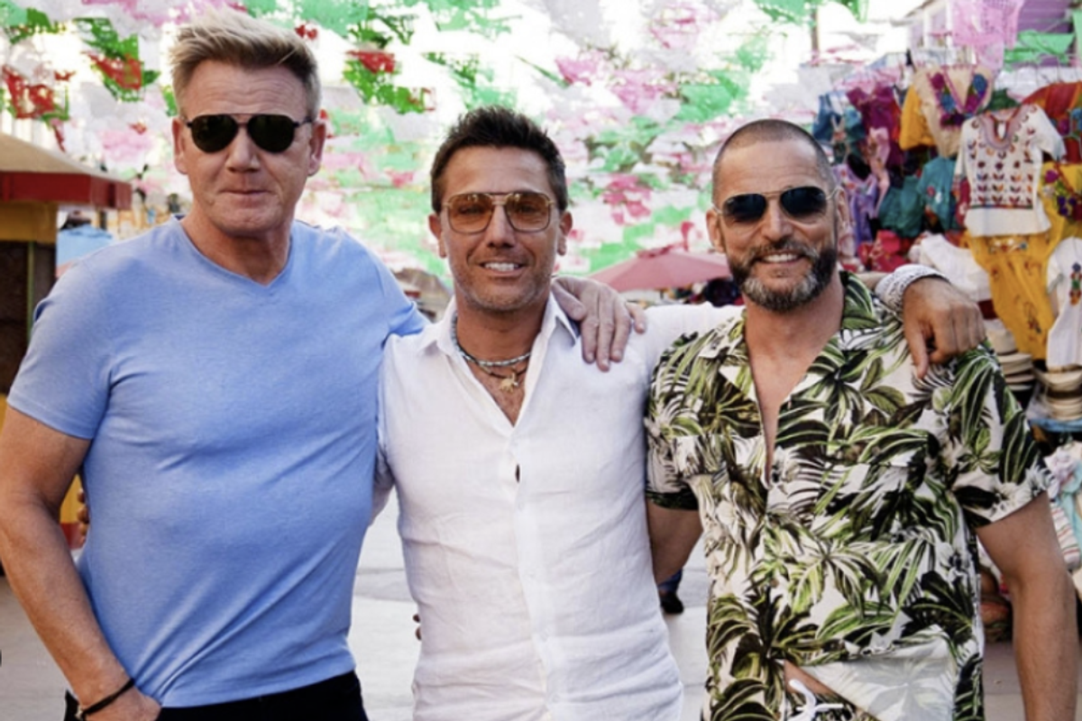 Gino D'Acampo, Gordon Ramsay and Fred Sirieix