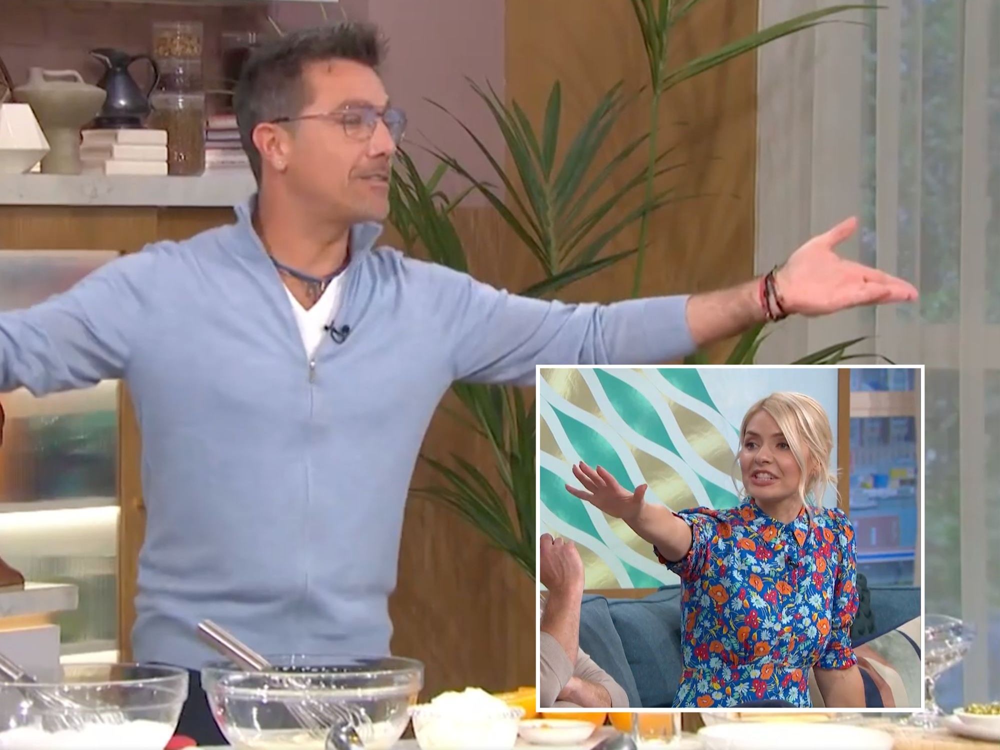 Gino D\u2019Acampo and Holly Willoughby