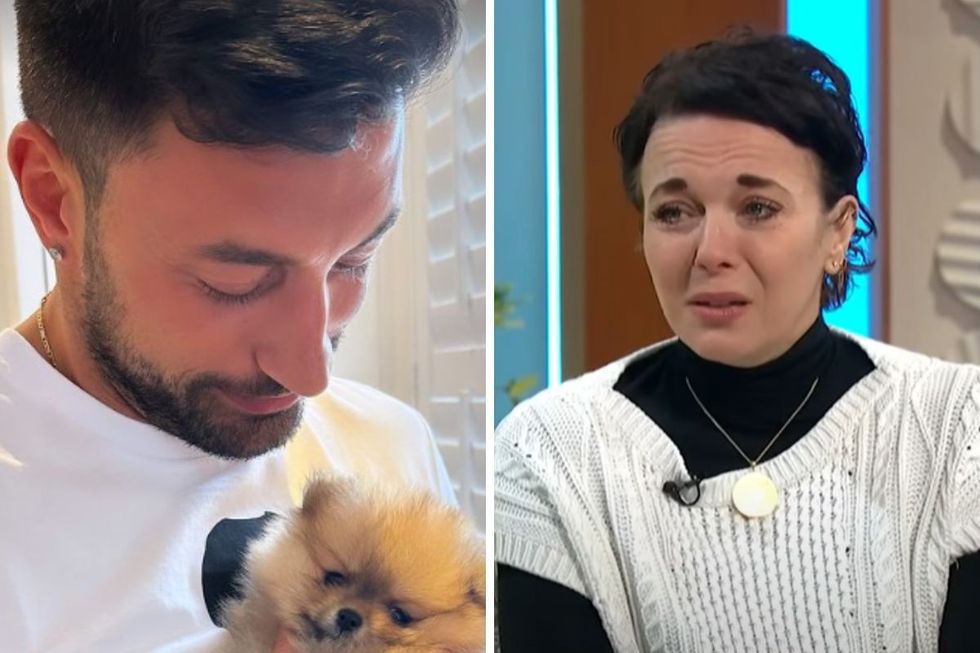 Giovanni Pernice and Amanda Abbington