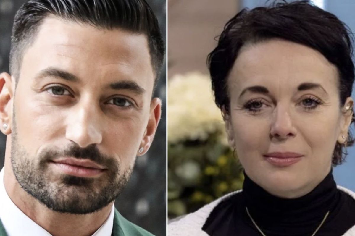 Giovanni Pernice and Amanda Abbington