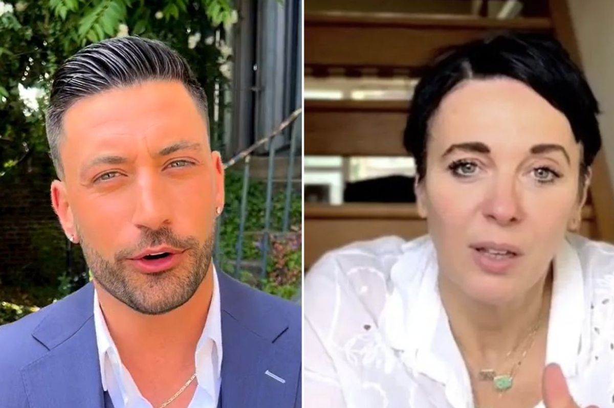 Giovanni Pernice and Amanda Abbington