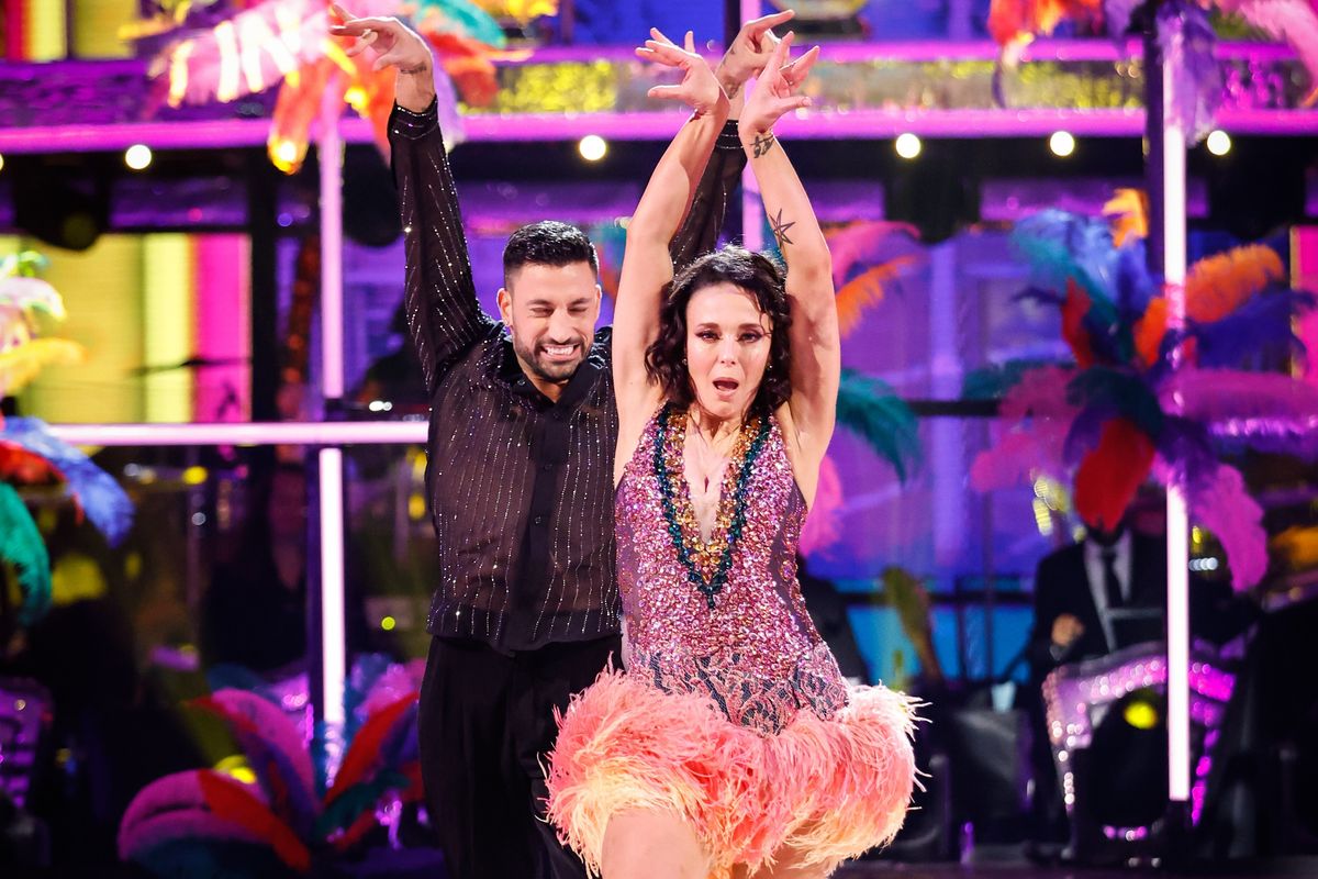 Giovanni Pernice and Amanda Abbington