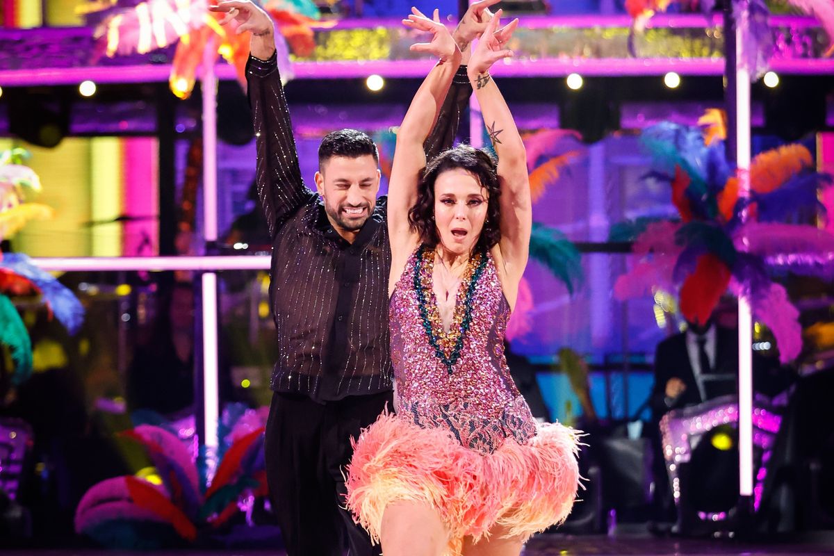 Giovanni Pernice and Amanda Abbington