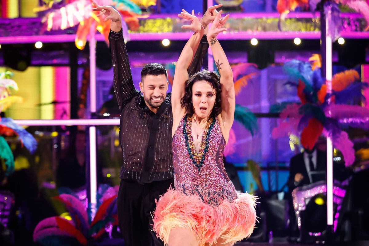 Giovanni Pernice and Amanda Abbington