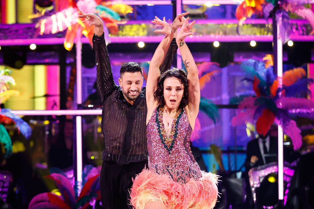 Giovanni Pernice and Amanda Abbington