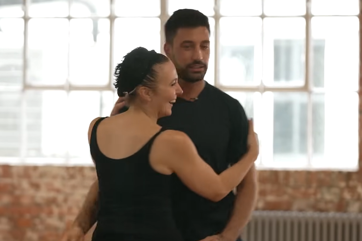 Giovanni Pernice and Amanda Abbington