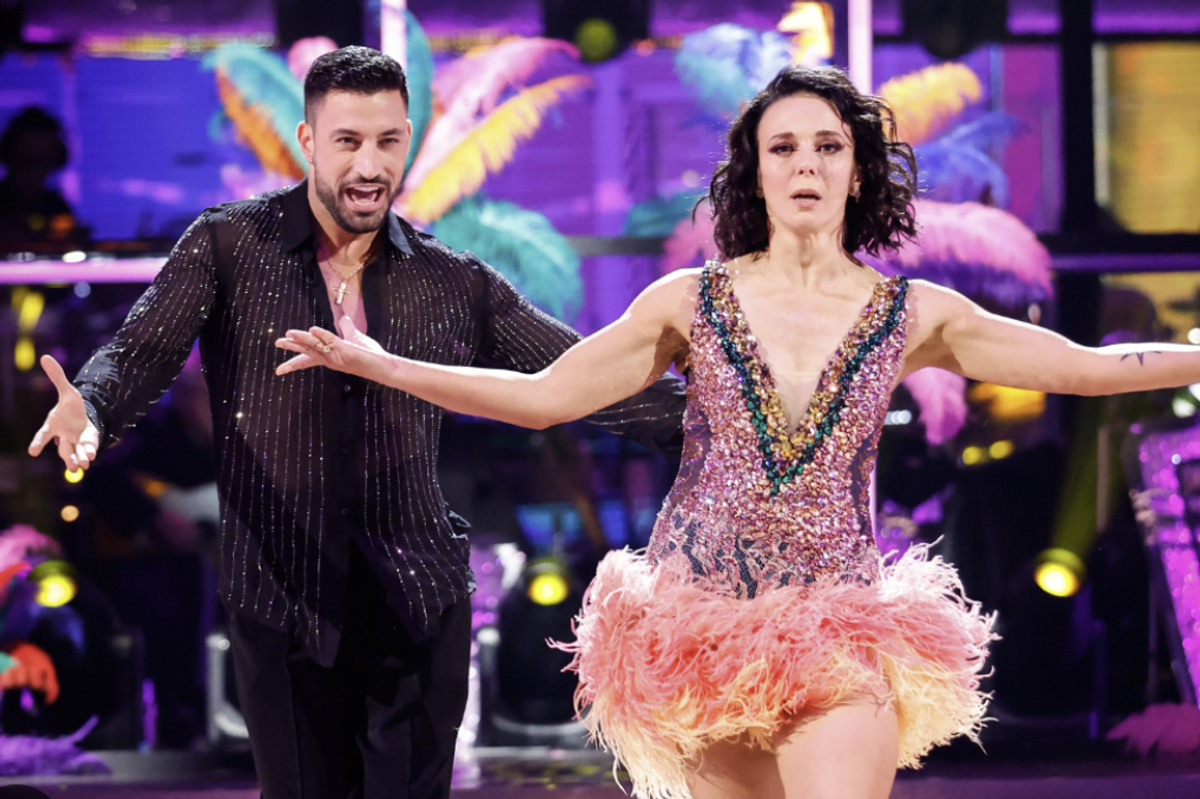 Giovanni Pernice and Amanda Abbington