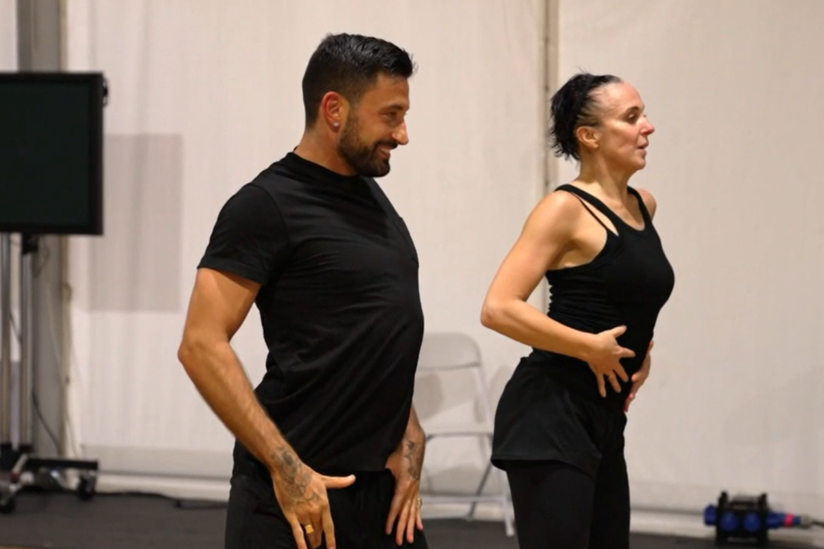 Giovanni Pernice and Amanda Abbington