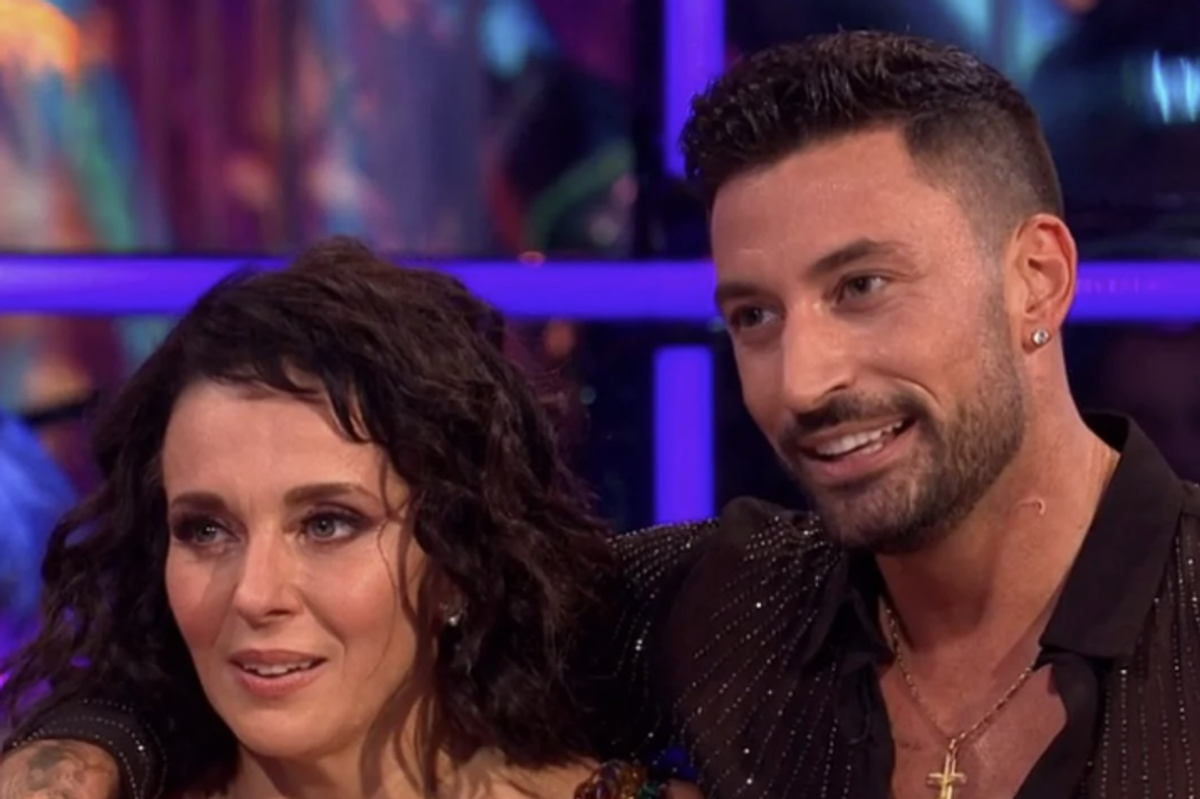 Giovanni Pernice and Amanda Abbington