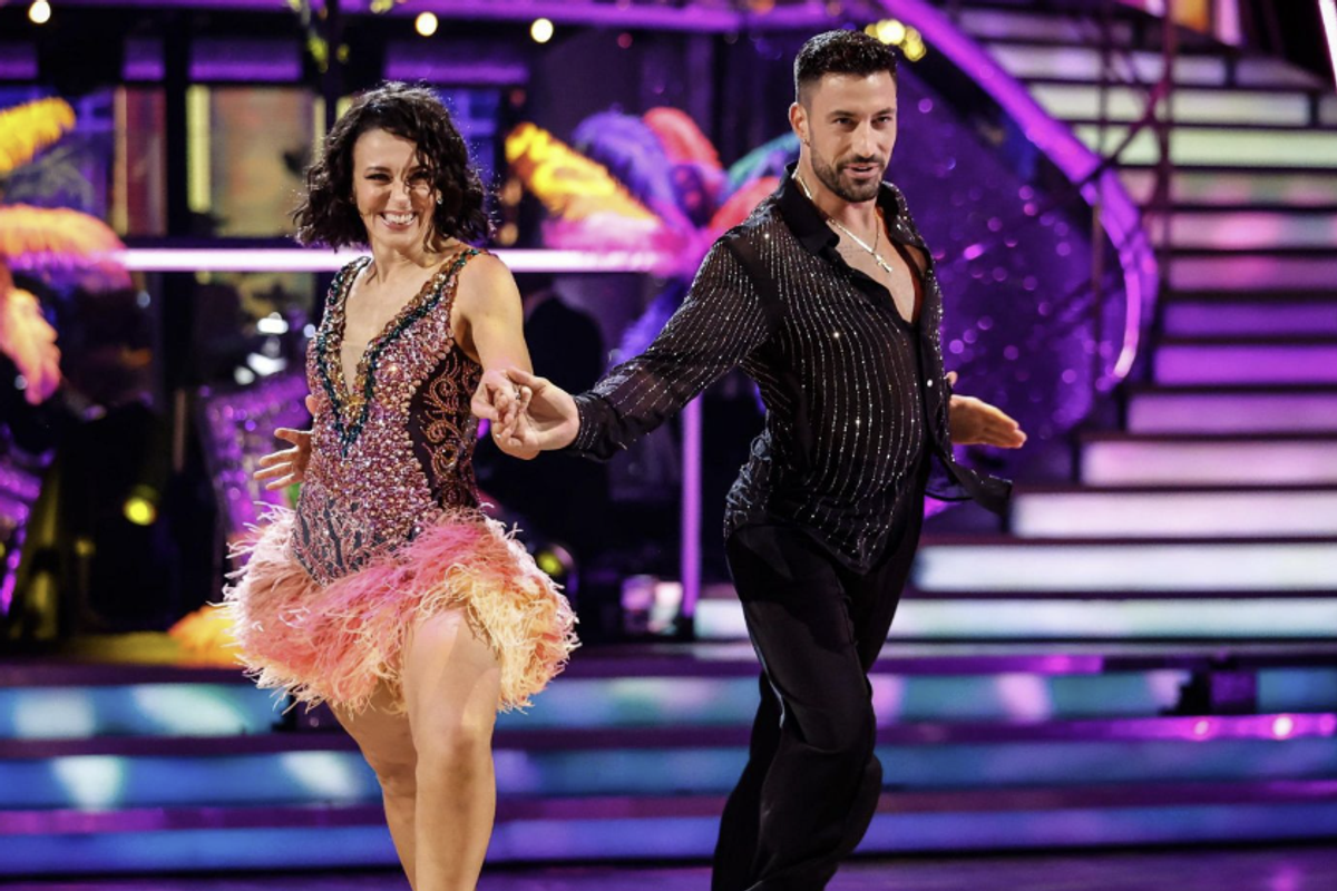 Giovanni Pernice and Amanda Abbington