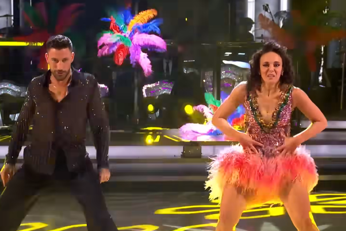 Giovanni Pernice and Amanda Abbington