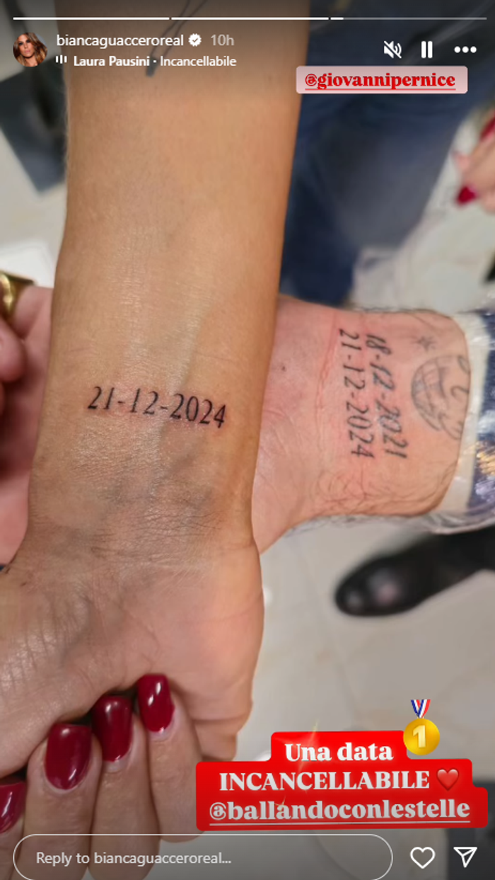 Giovanni Pernice and Bianca Guaccero