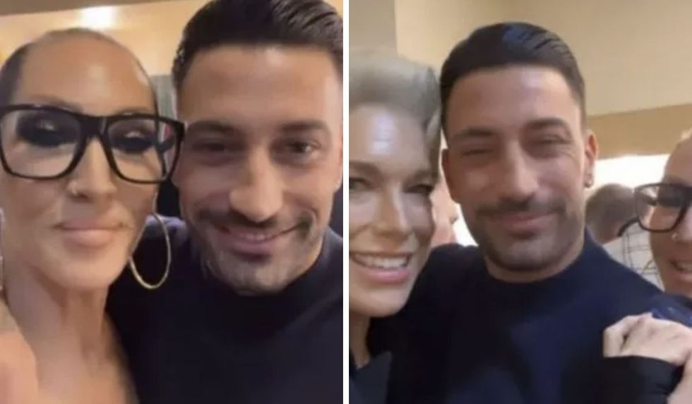 Giovanni Pernice, Michelle Visage and Hannah Waddingham