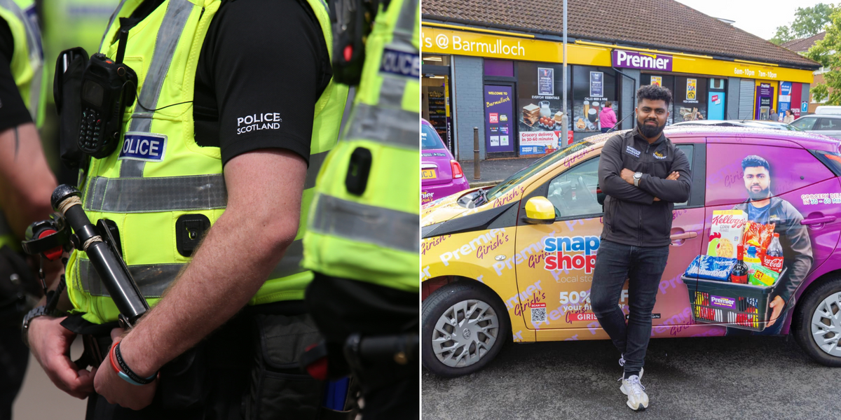 NextImg:Parking row ends in FLAMES as mystery firebomber torches car outside quiet corner shop