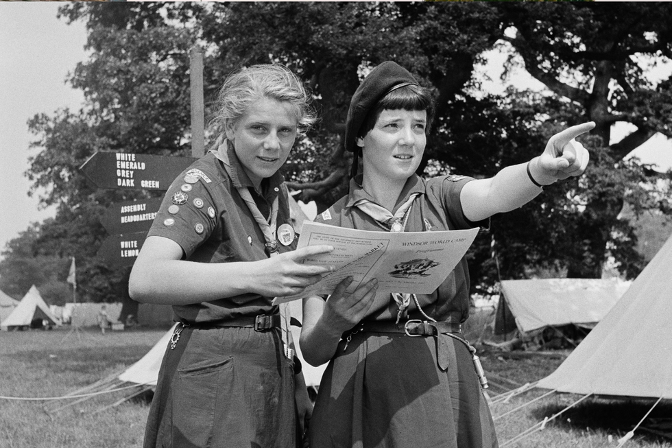 Girl Guides in 1957
