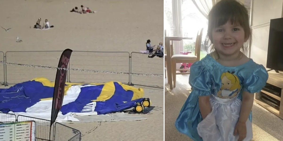 NextImg:Girl, 3, killed after bouncy castle EXPLODED and flung her 40 feet into air