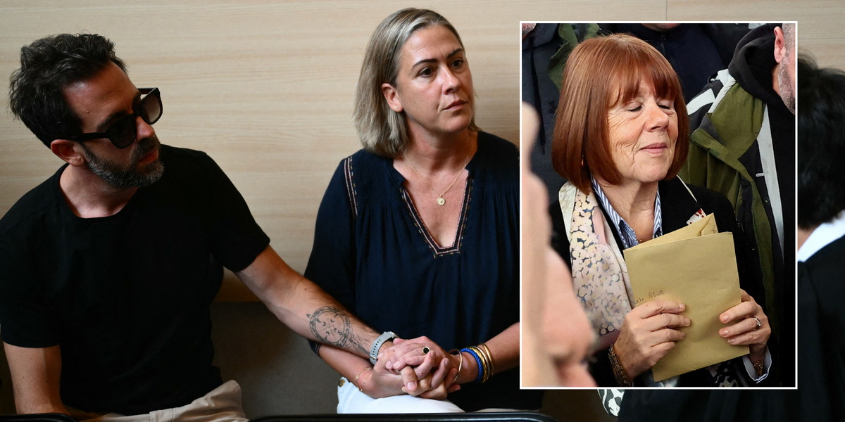 NextImg:Gisele Pelicot's daughter tells 'monster' dad he will 'die alone like a dog' as family claims mass rape jail sentences 'too low'