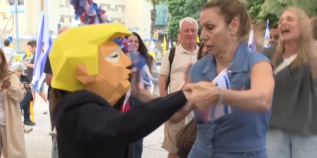 NextImg:‘Give him the Nobel Peace Prize!’ Israelis celebrate Donald Trump–brokered ceasefire with street parties