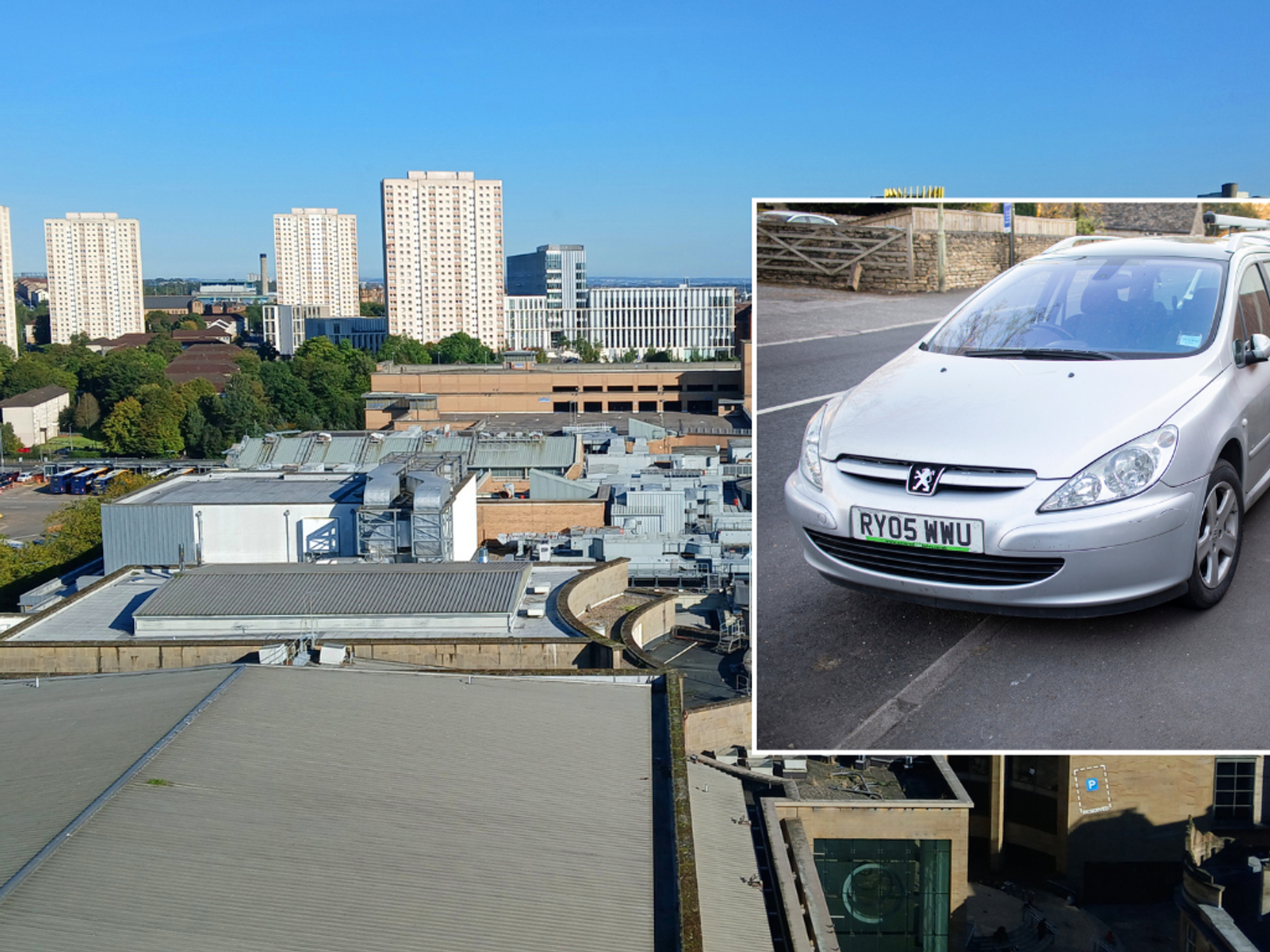 Glasgow city centre and pavement parking