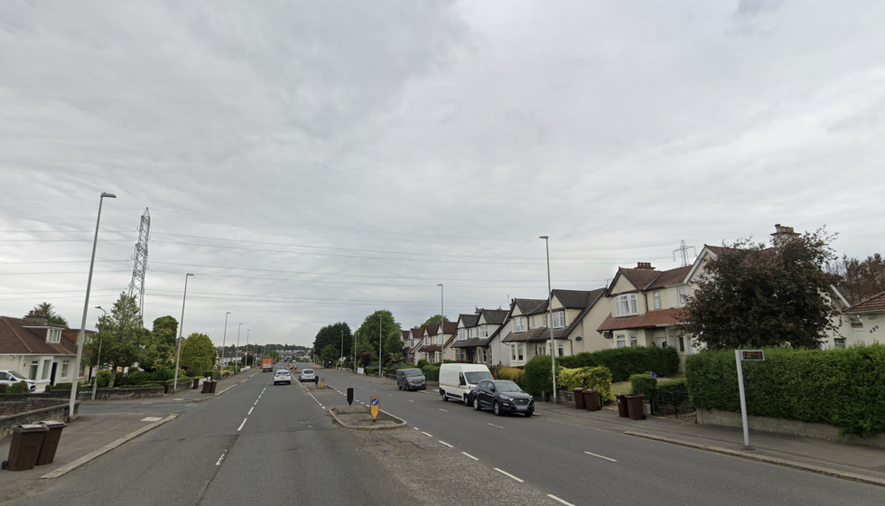 Glasgow Road in Paisley