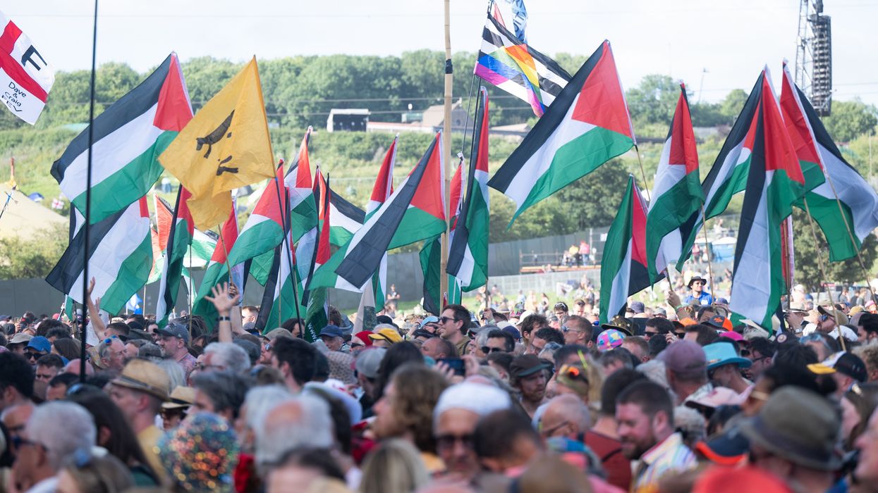 Glastonbury 2024: Palestinian flags