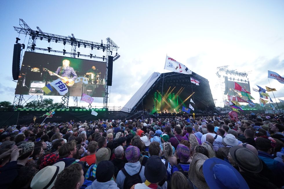 Glastonbury Festival is the biggest in the UK.