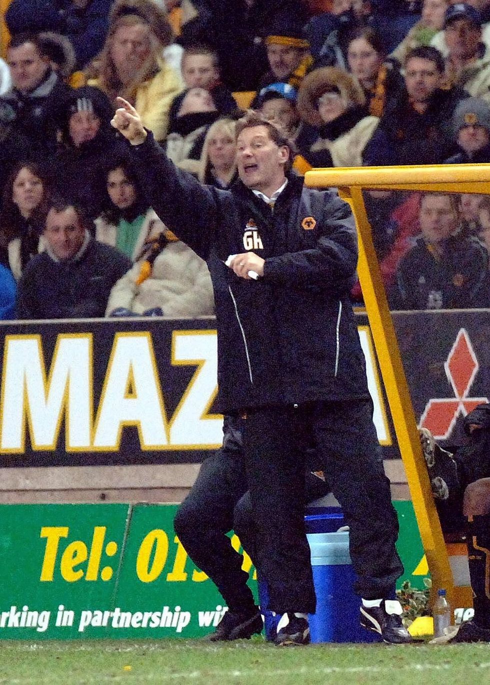Glenn Hoddle's last job in management was with Wolves in 2006