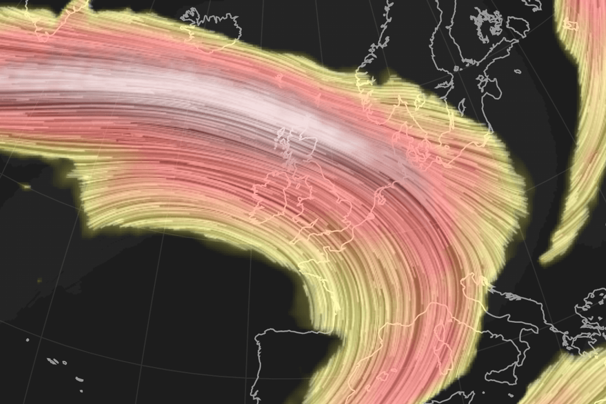 Global jet stream