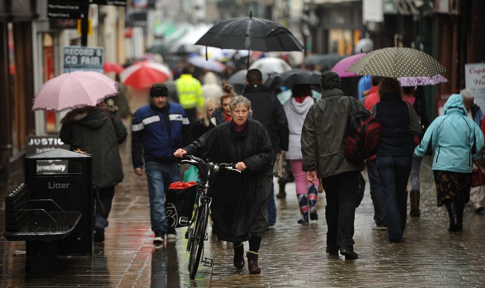 Gloomy weather UK