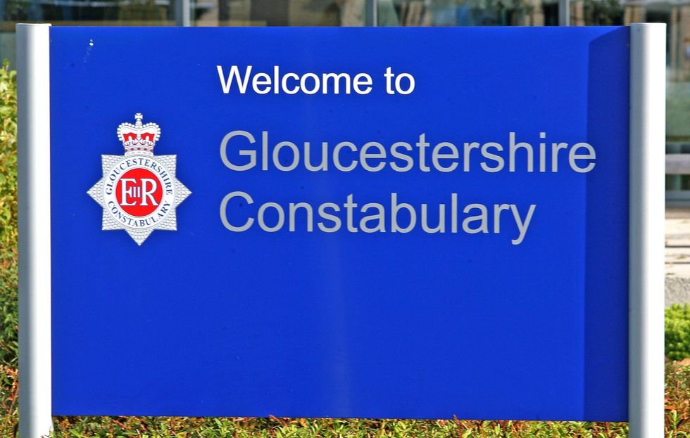Gloucestershire Constabulary sign