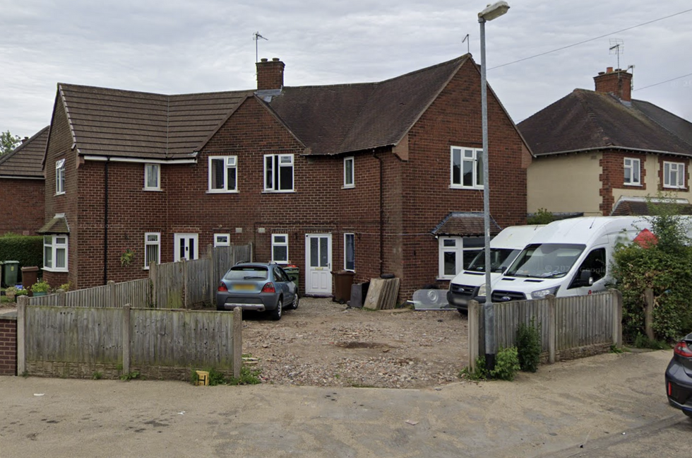 Glover's rented property along Peach Avenue in Stafford