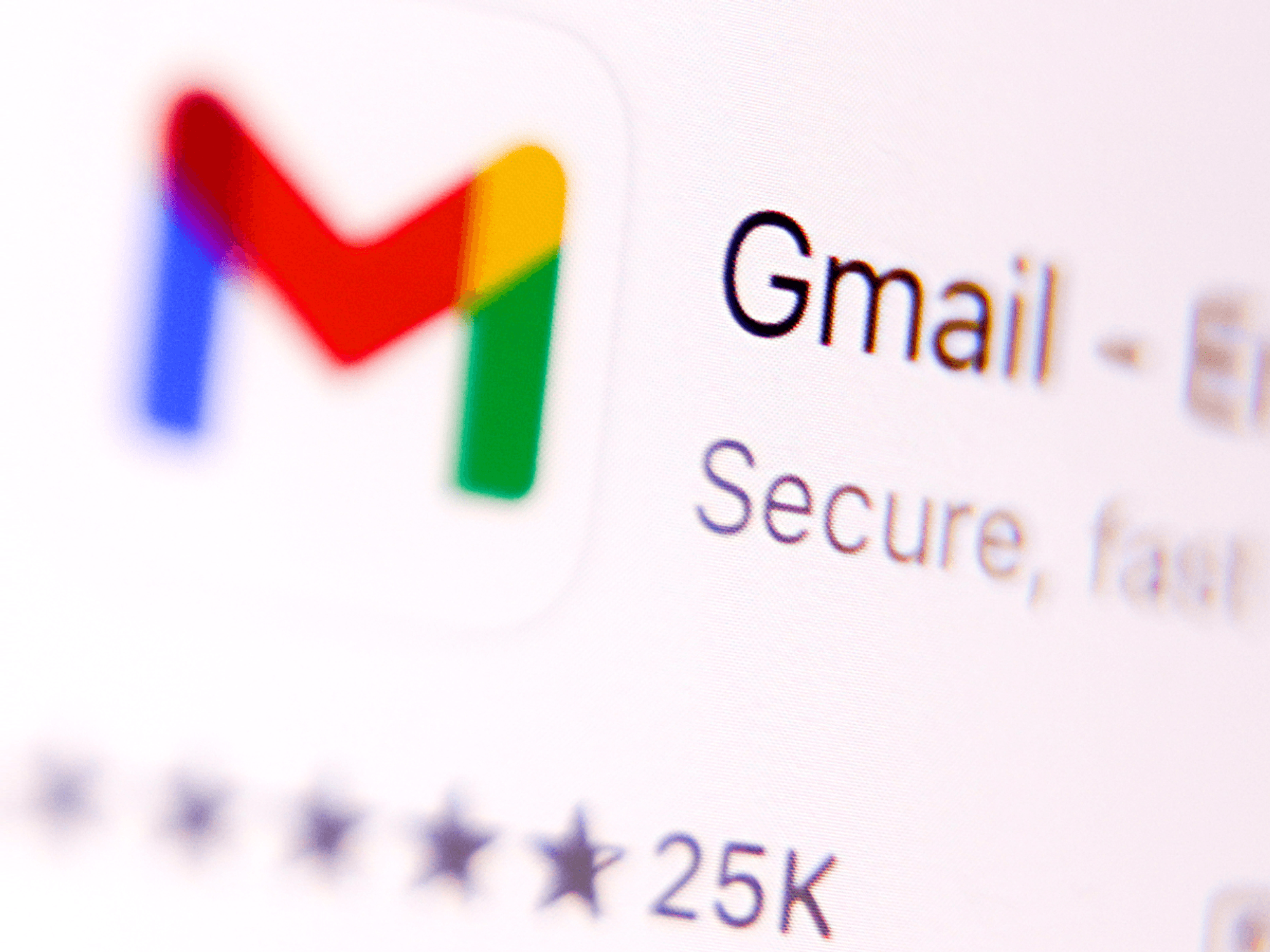 Gmail logo shown at the top of an inbox