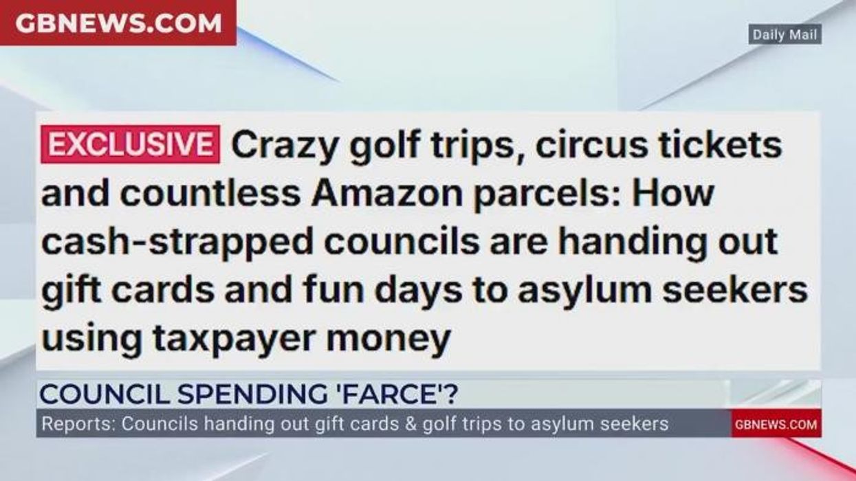 ‘God help us!’ Furious GB News row as Labour MP grilled over councils ‘handing gift cards to asylum seekers’