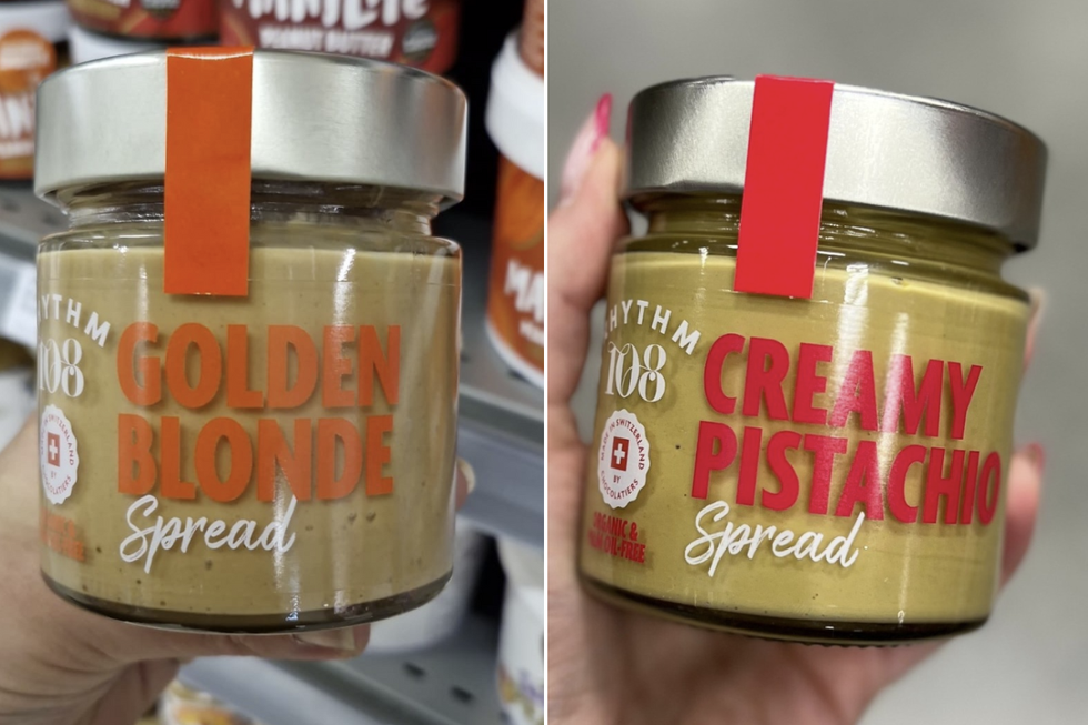 Golden Blonde, Creamy Pistachio spreads in jars