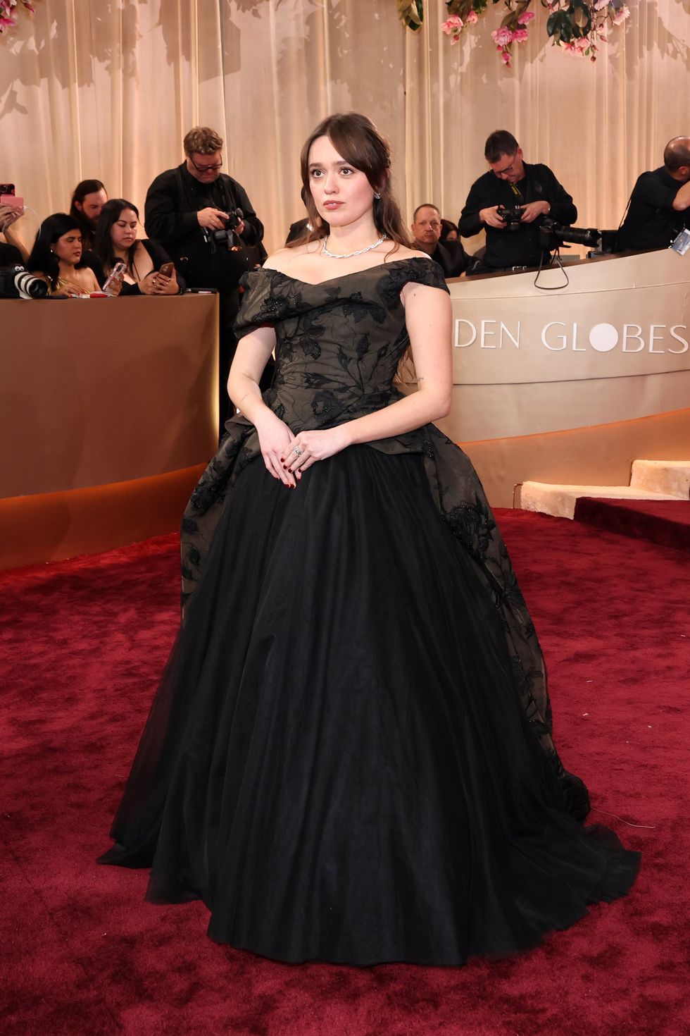 Golden Globes 2026 red carpet: Aimee Lou Wood