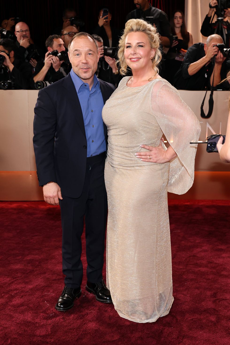 Golden Globes 2026: Stephen Graham and Hannah Walters