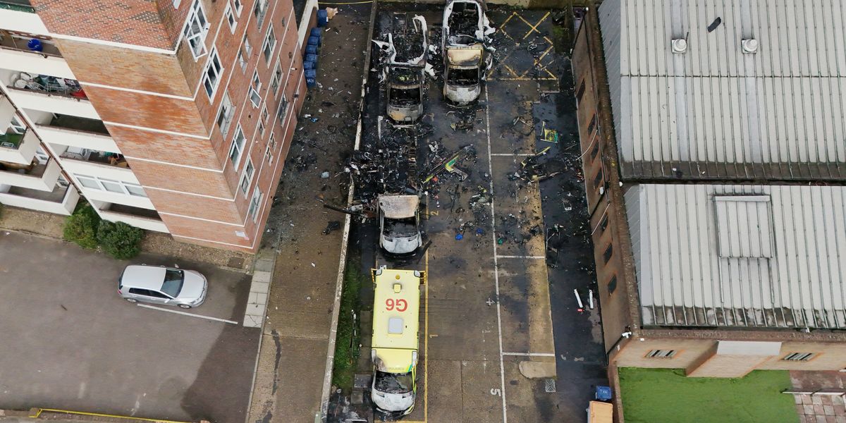 Two men arrested in connection with Golders Green arson attack Two men arrested in connection with Golders Green arson attack