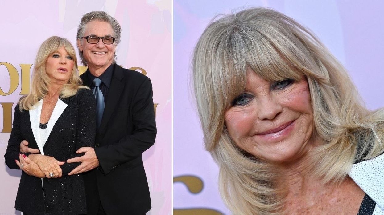 Goldie Hawn and Kurt Russell