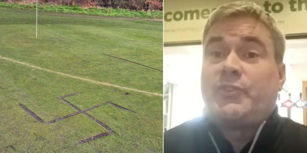NextImg:‘Mindless thugs’ carve Swastika into golf course as police struggle to catch culprits: ‘We need the community’s help!'