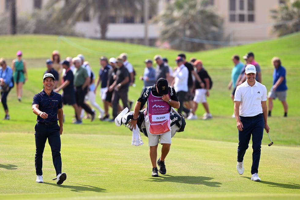 Golf fans could watch the whole event for free at Al Hamra