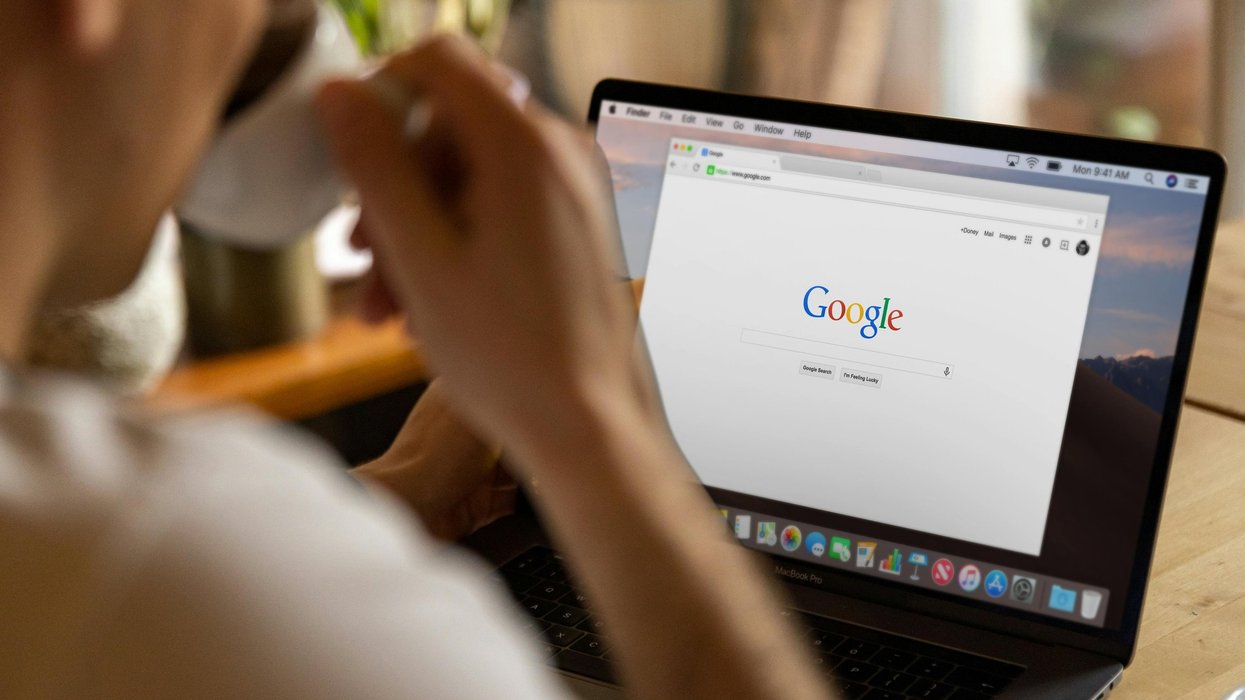 Google Chrome on laptop