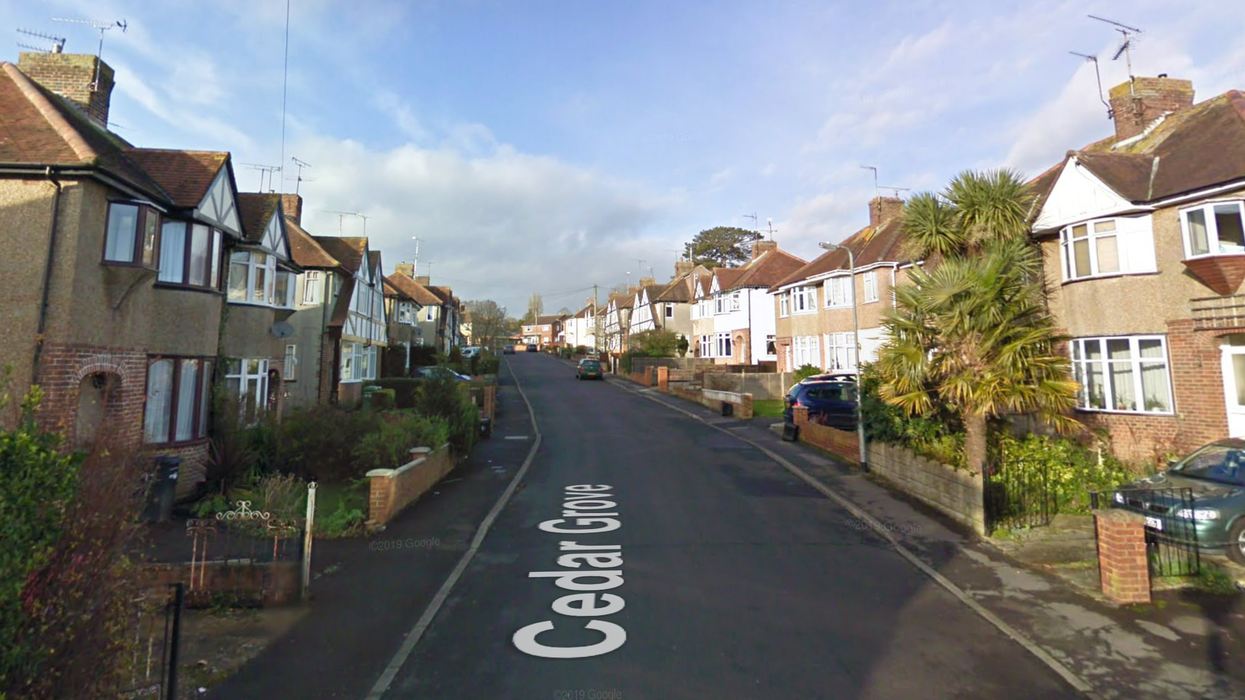 Google maps image of Cedar Grove in Yeovil