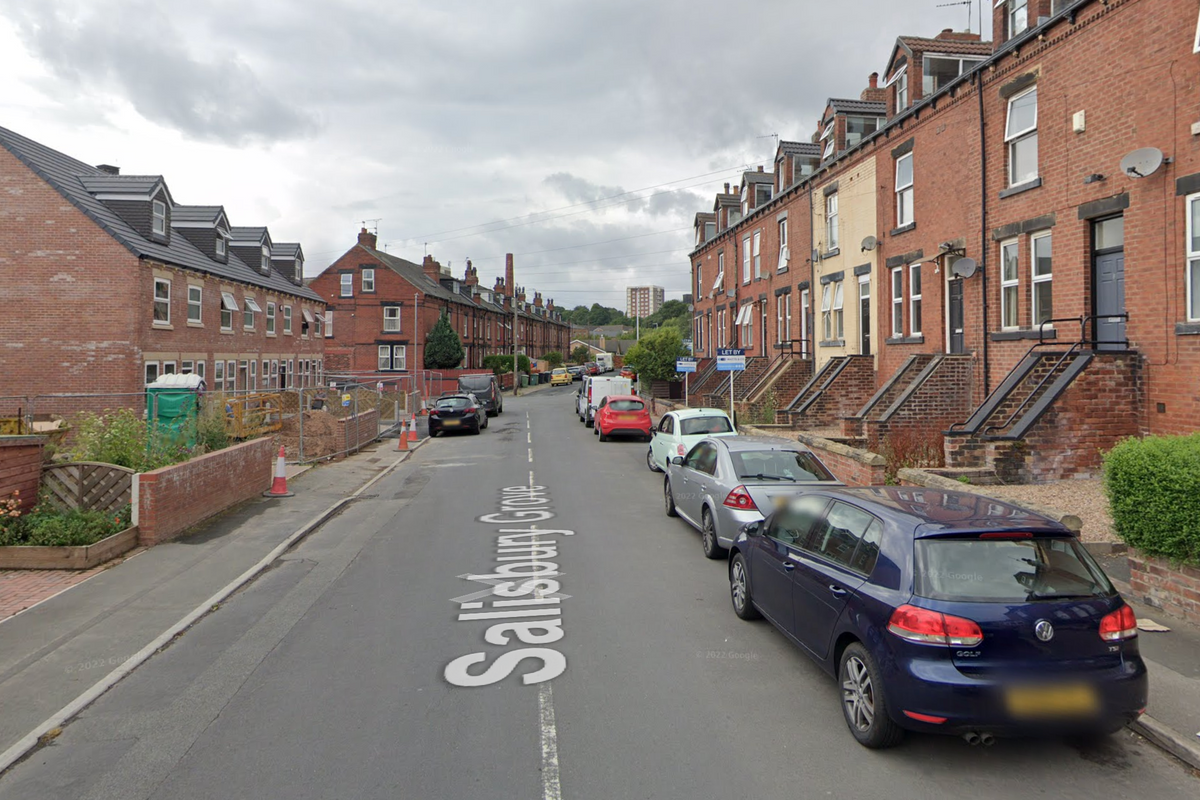 Google maps image of Salisbury Grove, Armley in Leeds