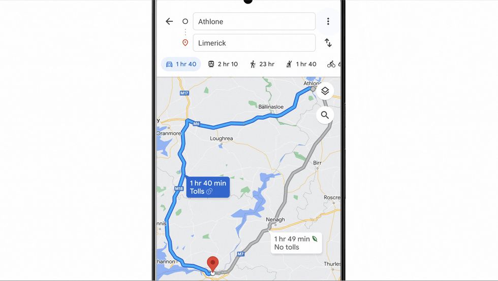 Google Maps will use fuel or energy efficiency as well as looking at traffic and road conditions to find the best route for the driver.