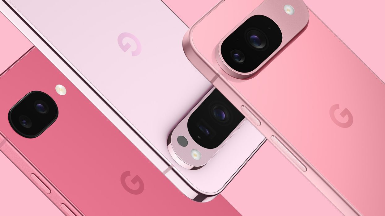 Google Pixel 9 series closeup.