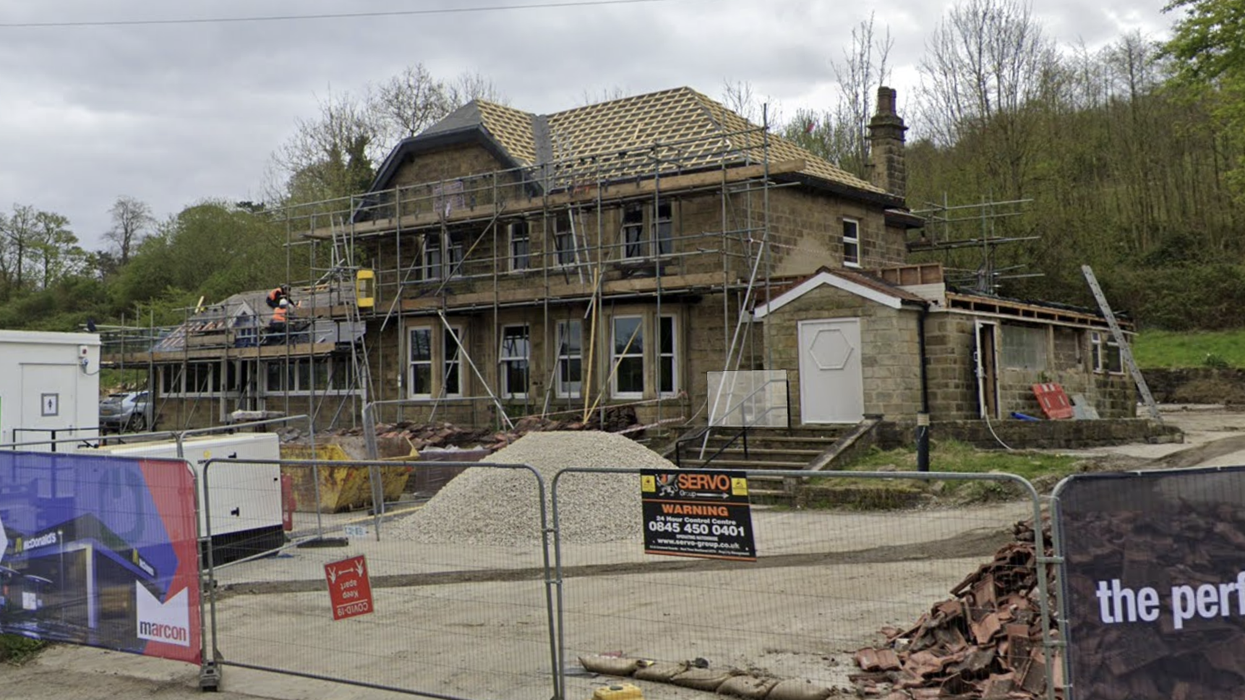 Google street view of the new McDonald's site in Ilkley, West Yorks.