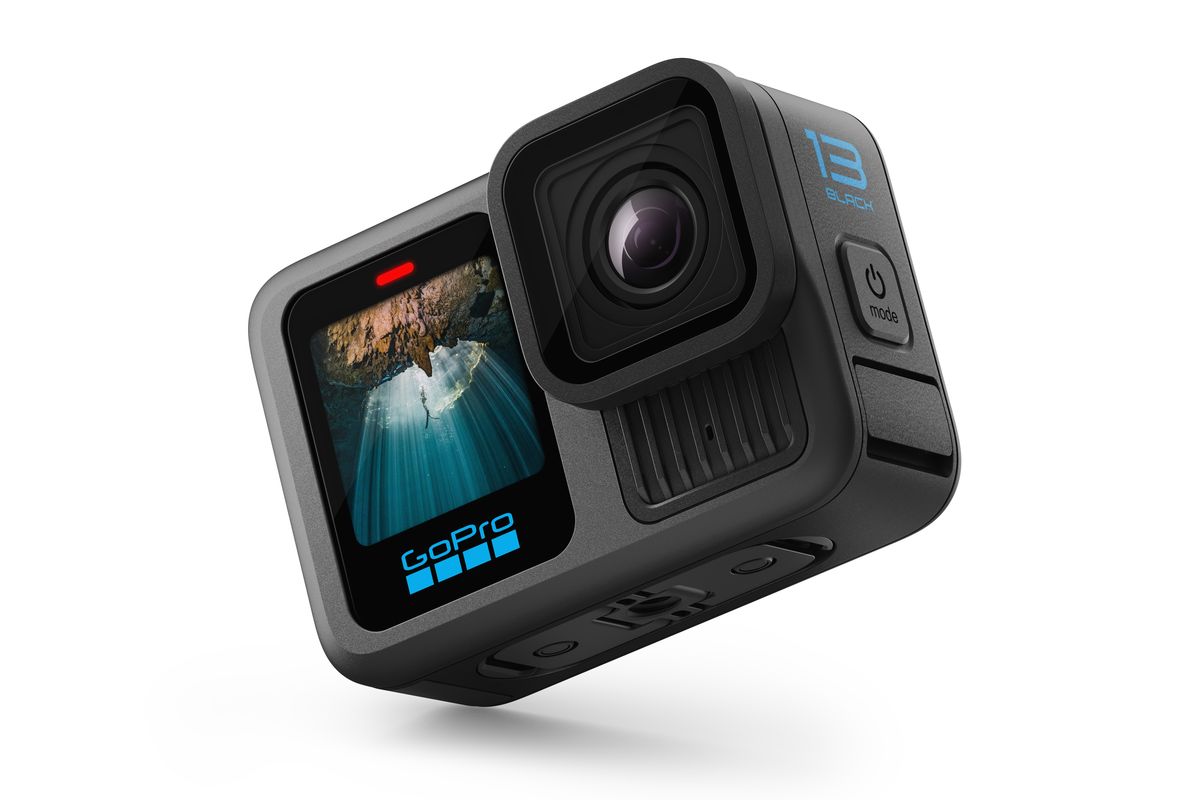 gopro hero 13 black pictured on a white background