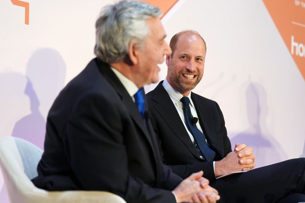 Gordon Brown and Prince William