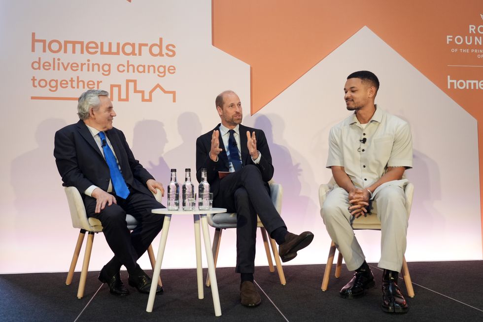 Gordon Brown and Prince William